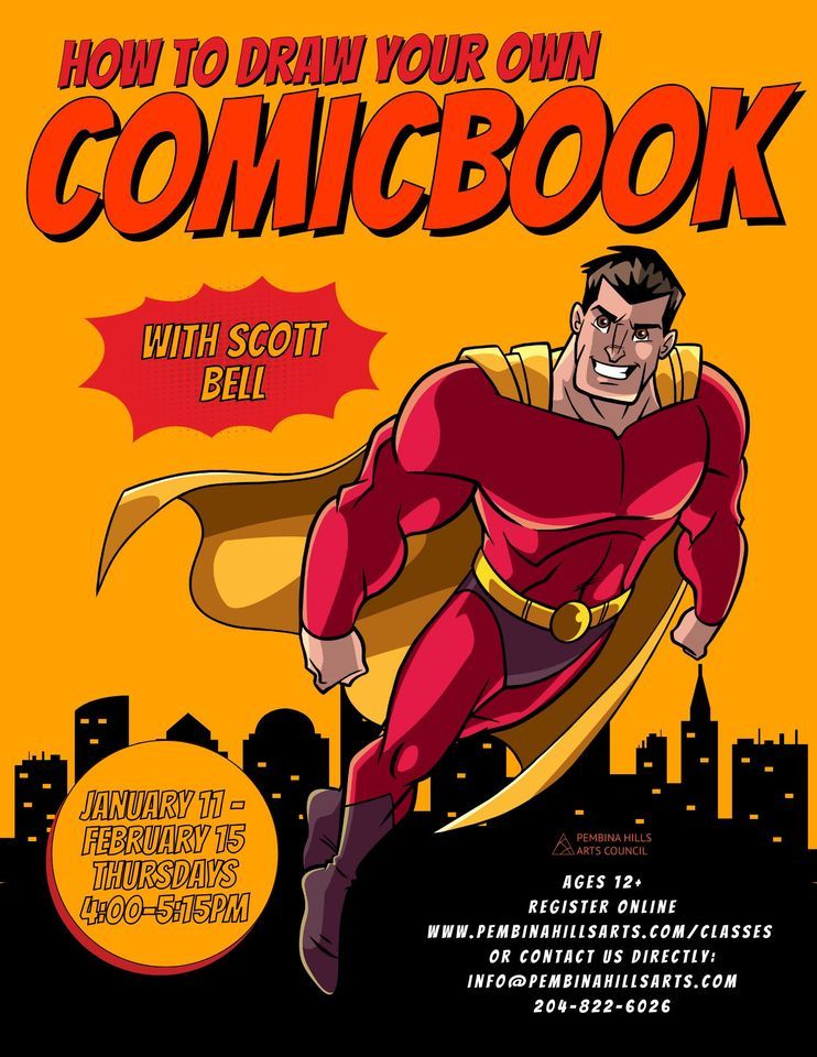 How to Draw Your Own Comic Book with Scott Bell, Pembina Hills Arts