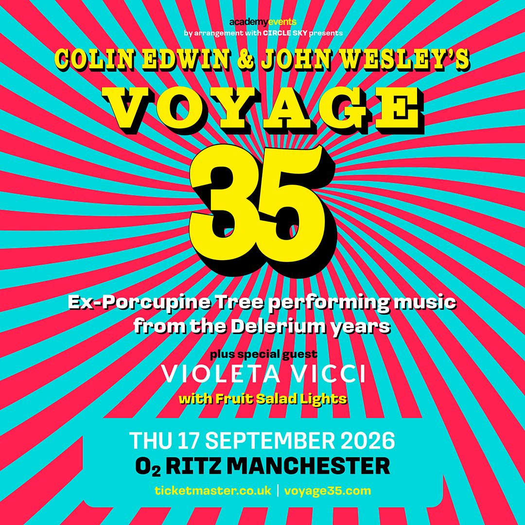Voyage 35 - Colin Edwin & John Wesley Manchester Tickets, 17 September | Event in Manchester | AllEvents