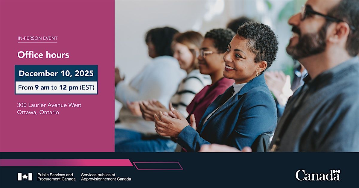 PAC NCR Office Hours, 10 December | Event in Ottawa | AllEvents