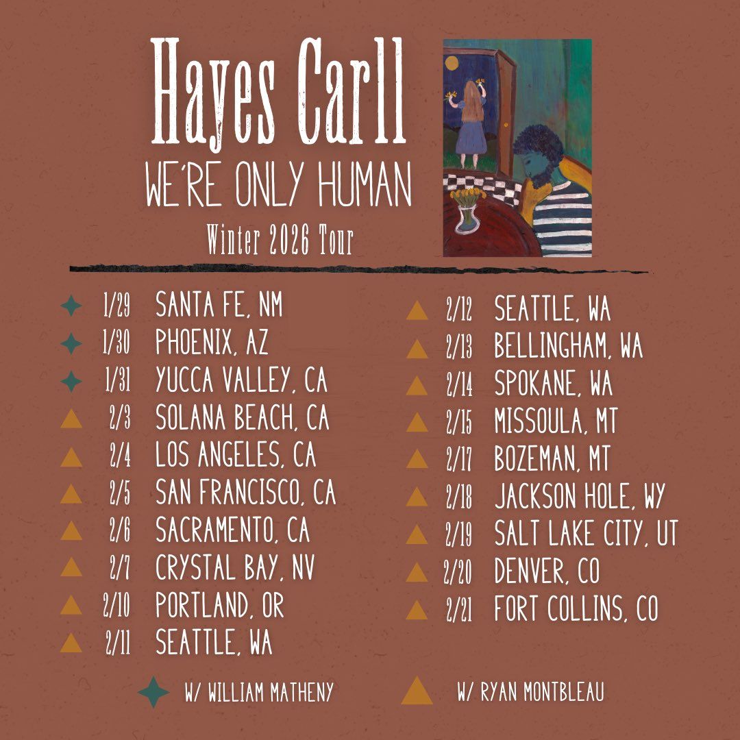 Hayes Carll & William Matheny, 28 January | Event in Santa Fe | AllEvents