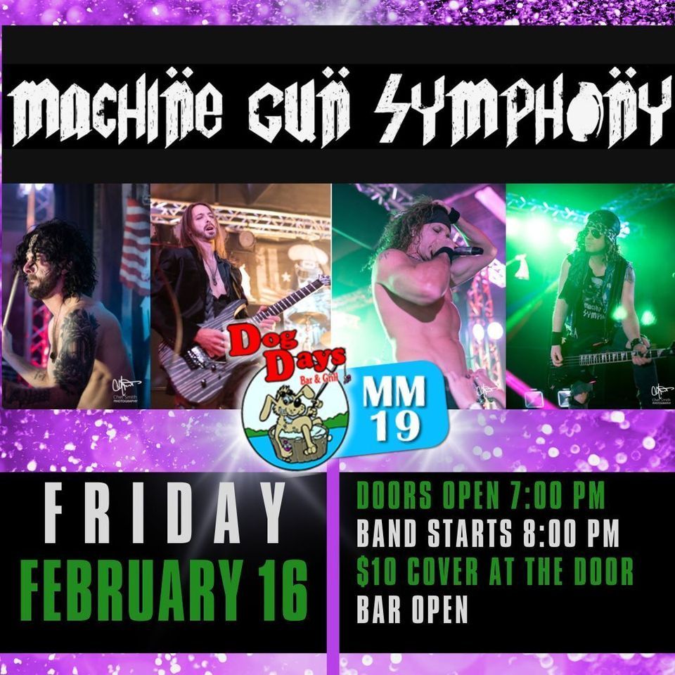 Machine gun symphony winter party at dog days osage beach mo dog days