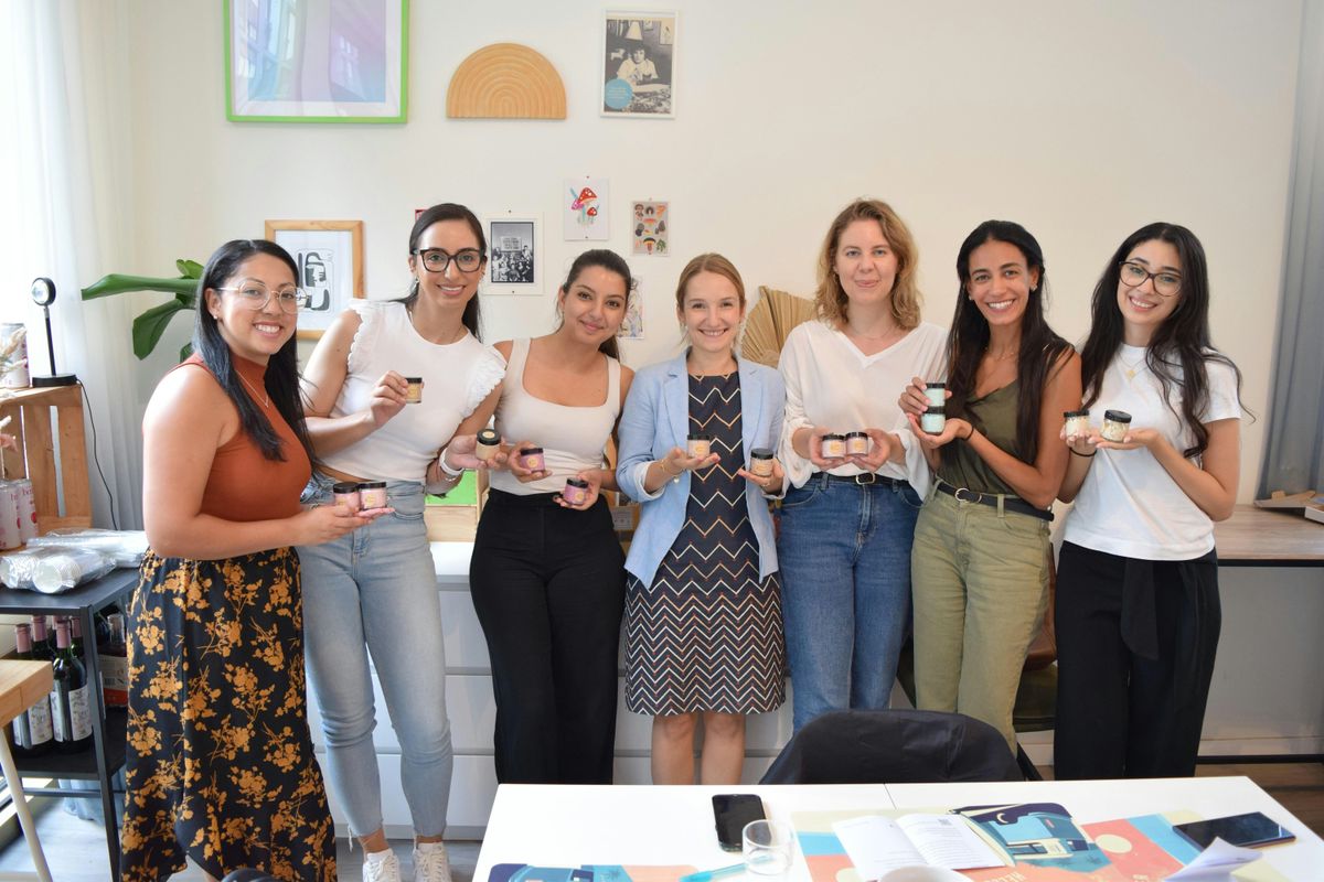 Whipped Soap making workshop in Amsterdam