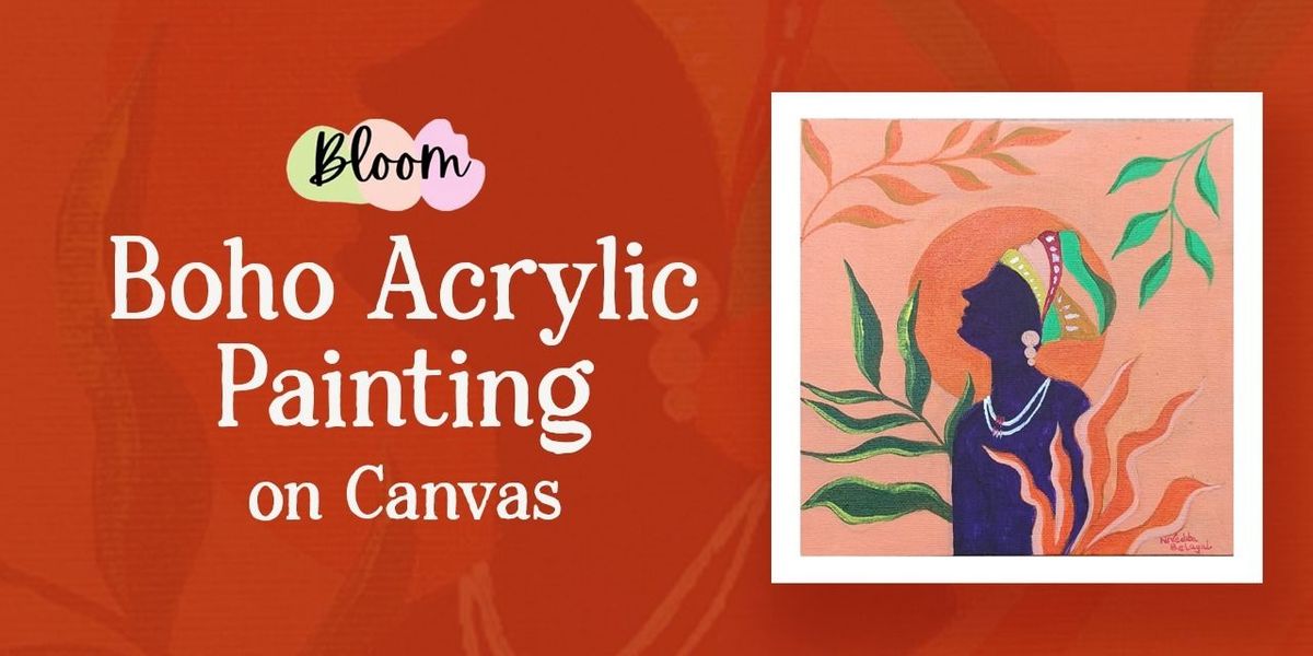 Boho Acrylic Painting on Canvas | Event in Bangalore | AllEvents