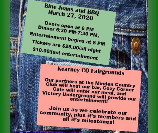 Closed Friday Evening For Blue Jeans And Bbq At Kearney County Friday Evening For Blue Jeans And Bbq