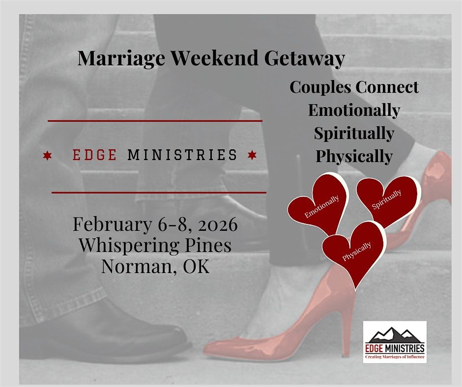 Marriage Weekend Getaway: Whispering Pines Norman, OK