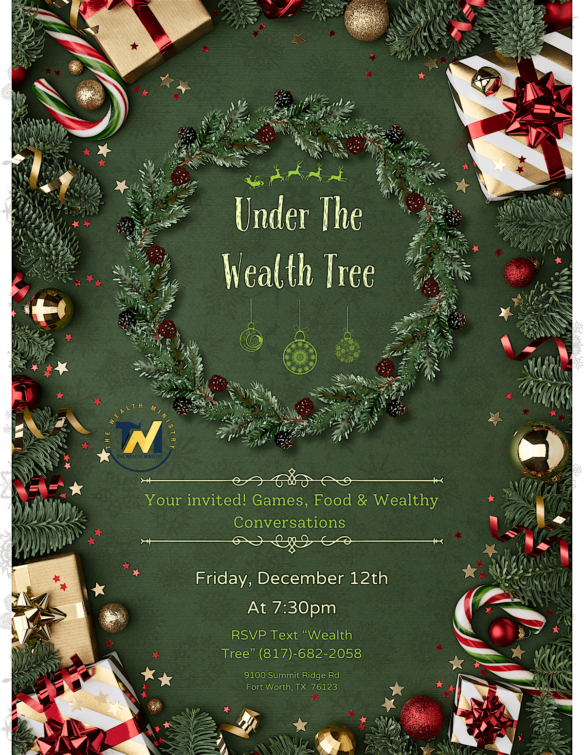 Under The Wealth Tree, 12 December | Event in Fort Worth | AllEvents
