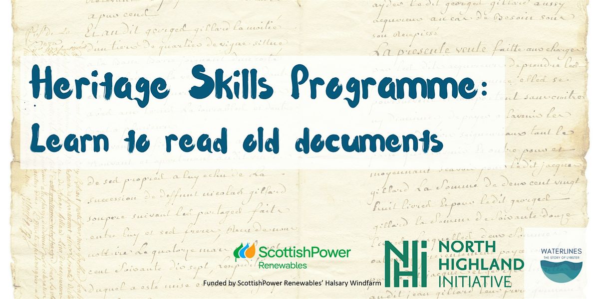Learn to read old documents, 13 December | Event in Lybster | AllEvents