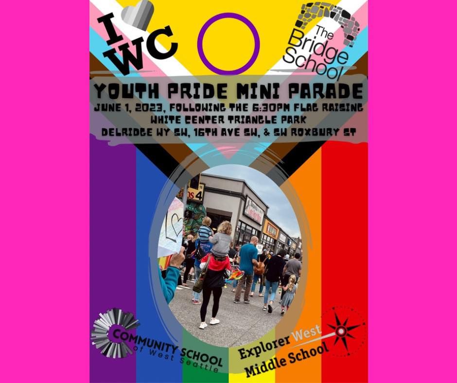 White Center Youth Pride Mini Parade, White Center Triangle Park SW