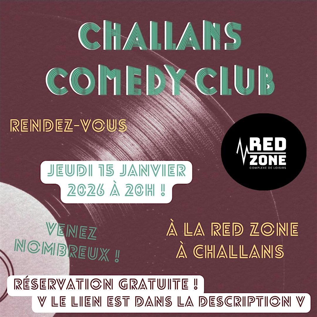 Soirée stand up à la Red Zone, 15 January | Event in Challans | AllEvents