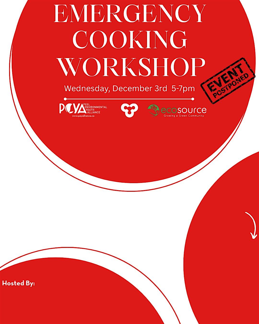 Emergency Cooking Workshop, 3 December | Event in Mississauga | AllEvents