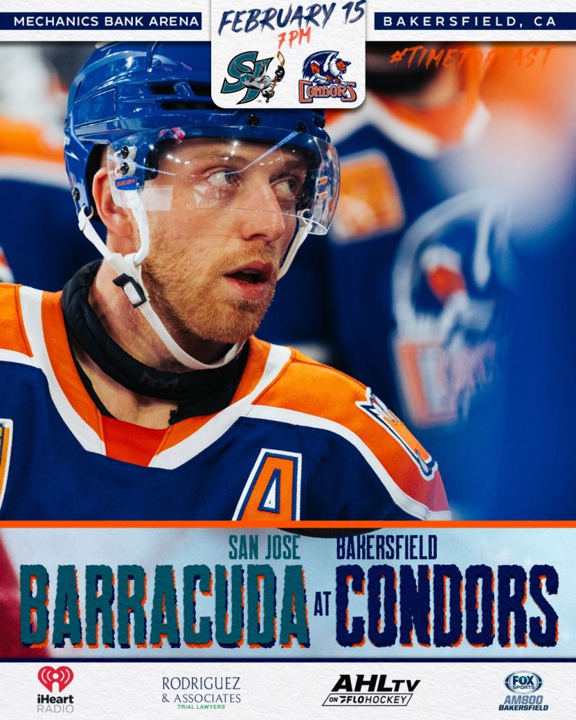 Bakersfield Condors vs. San Jose Barracuda, 1 January | Event in Bakersfield | AllEvents