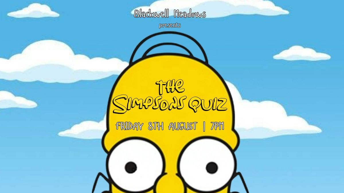 The Simpsons Quiz, 8 August | Event in Darlington | AllEvents