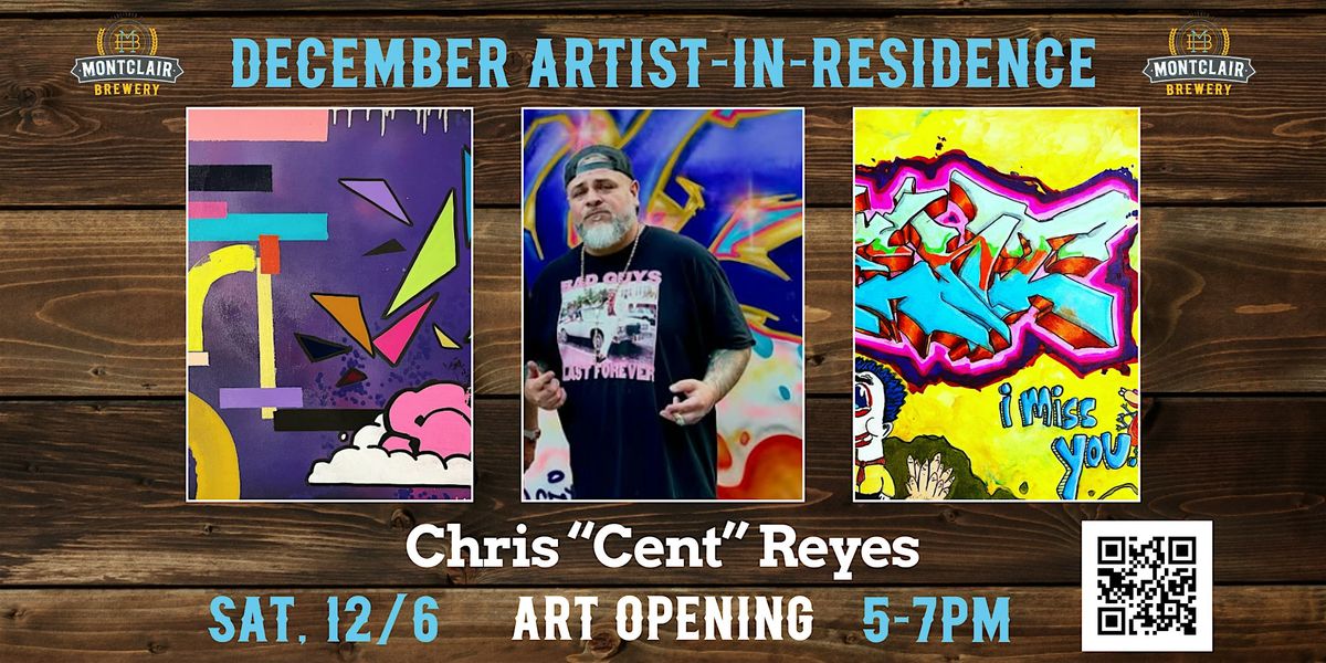 Art Opening: Chris Reyes at Montclair Brewery, 6 December | Event in Montclair | AllEvents