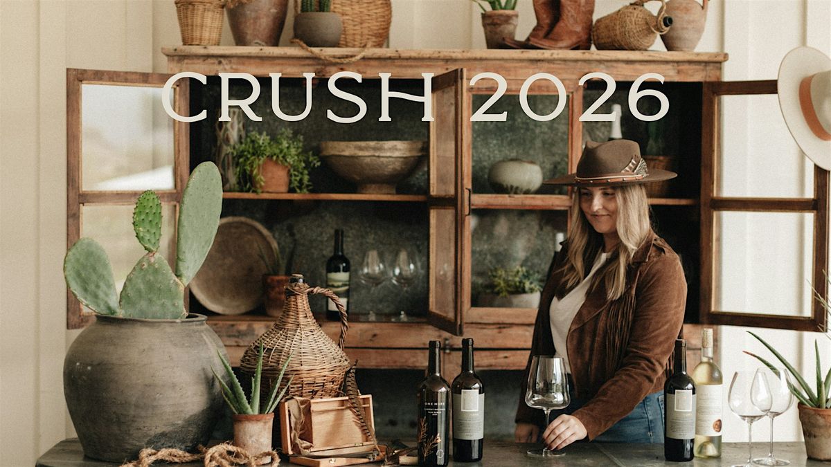 CRUSH 2026, 5 May | Event in Napa | AllEvents