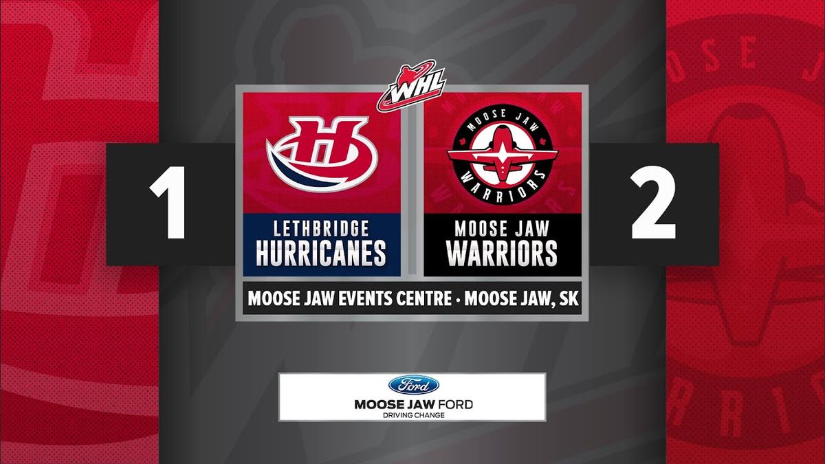 Moose Jaw Warriors at Lethbridge Hurricanes at VisitLethbridge.com Arena, 25 February | Event in Lethbridge