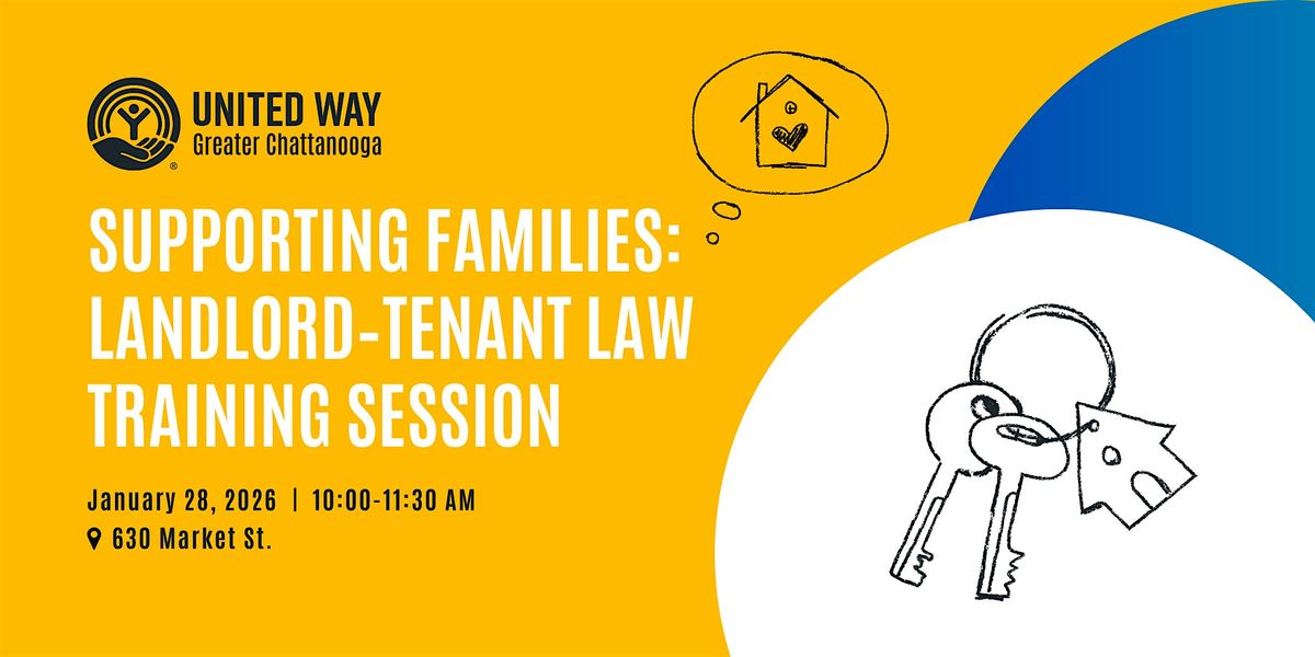 Supporting Families: Landlord–Tenant Law training session, 28 January | Event in Chattanooga | AllEvents