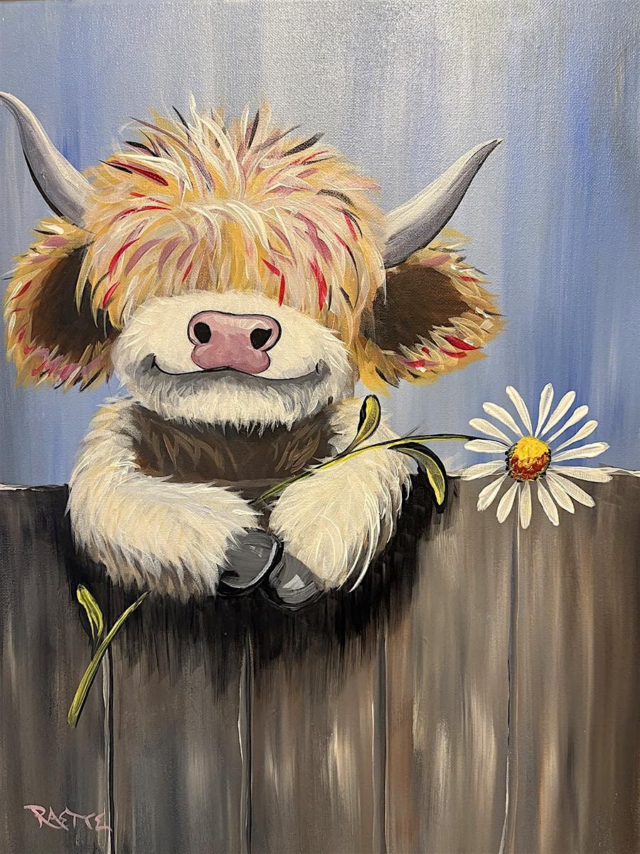 Daisy Cow - Tipsy Brush Painting Party!, 14 January | Event in Kila | AllEvents