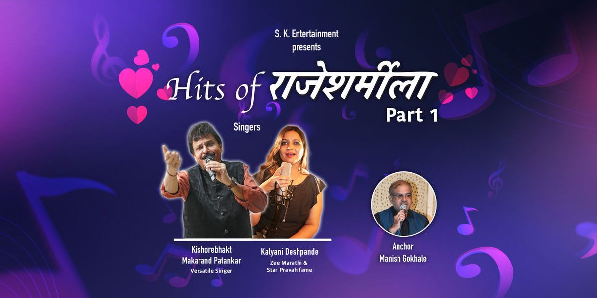 HIts of Rajesh Sharmila - Part 1, 1 June | Event in Pune | AllEvents