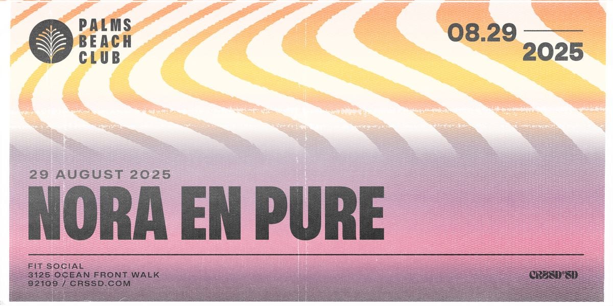Nora En Pure, 17 October | Event in Boston | AllEvents