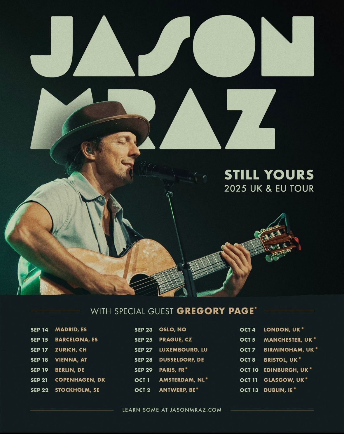 Jason Mraz Berlin Tickets, 19 September | Event in Berlin | AllEvents