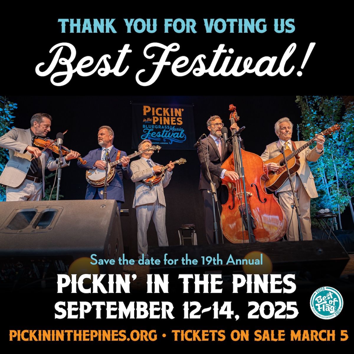 Pickin' In The Pines - 3 Day Pass, 11 September | Event in Flagstaff | AllEvents