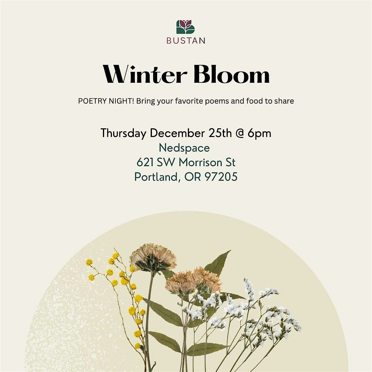 Winter Bloom, 25 December | Event in Portland | AllEvents
