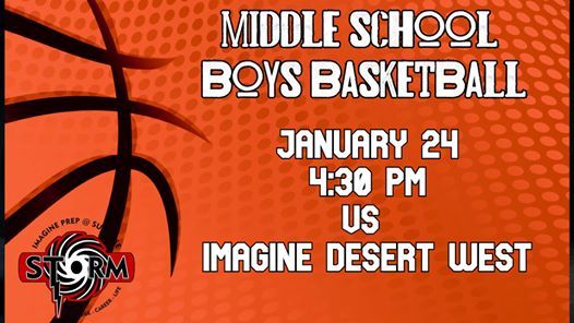 Ms Boys Basketball Vs Imagine Desert West At Imagine Prep At