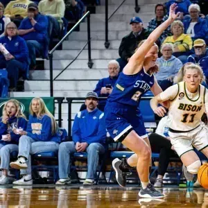 Parking South Dakota State Jackrabbits at North Dakota State Bison Womens Basketball