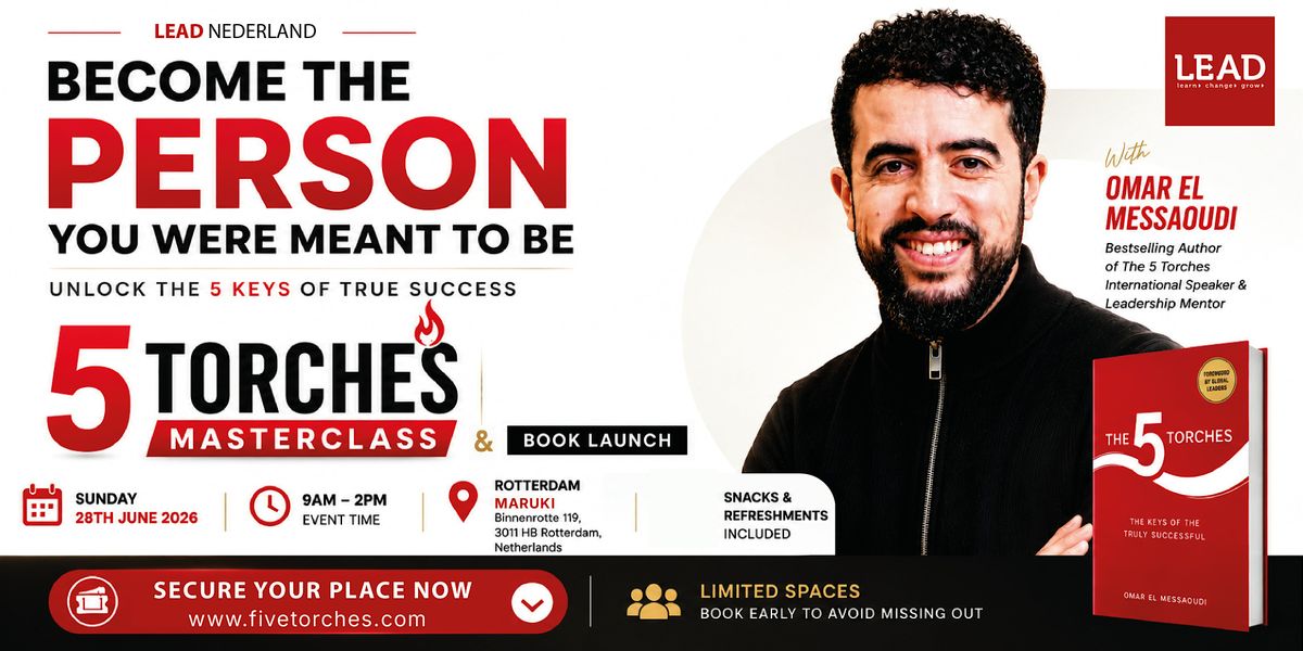The 5 Torches Masterclass & Book Launch - with Omar El Messaoudi