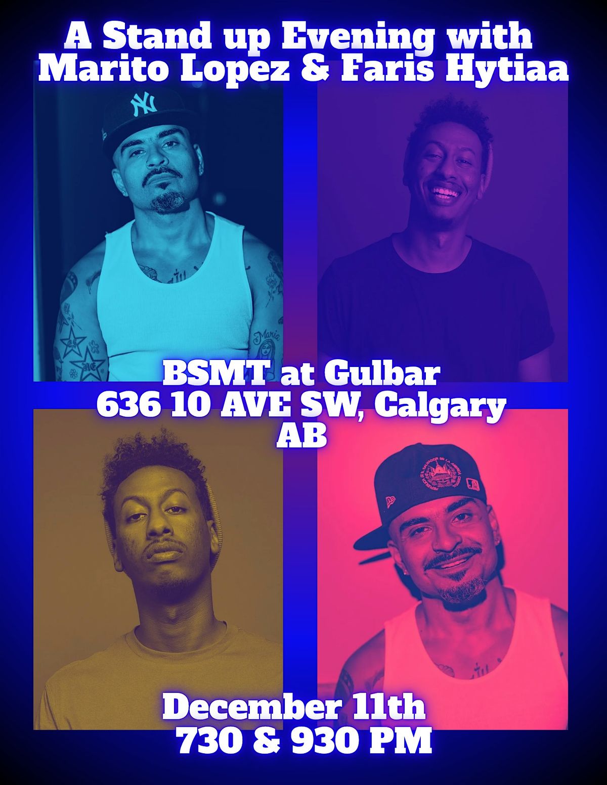 An Evening with Marito Lopez and Faris Hytiaa, 11 December | Event in Calgary | AllEvents