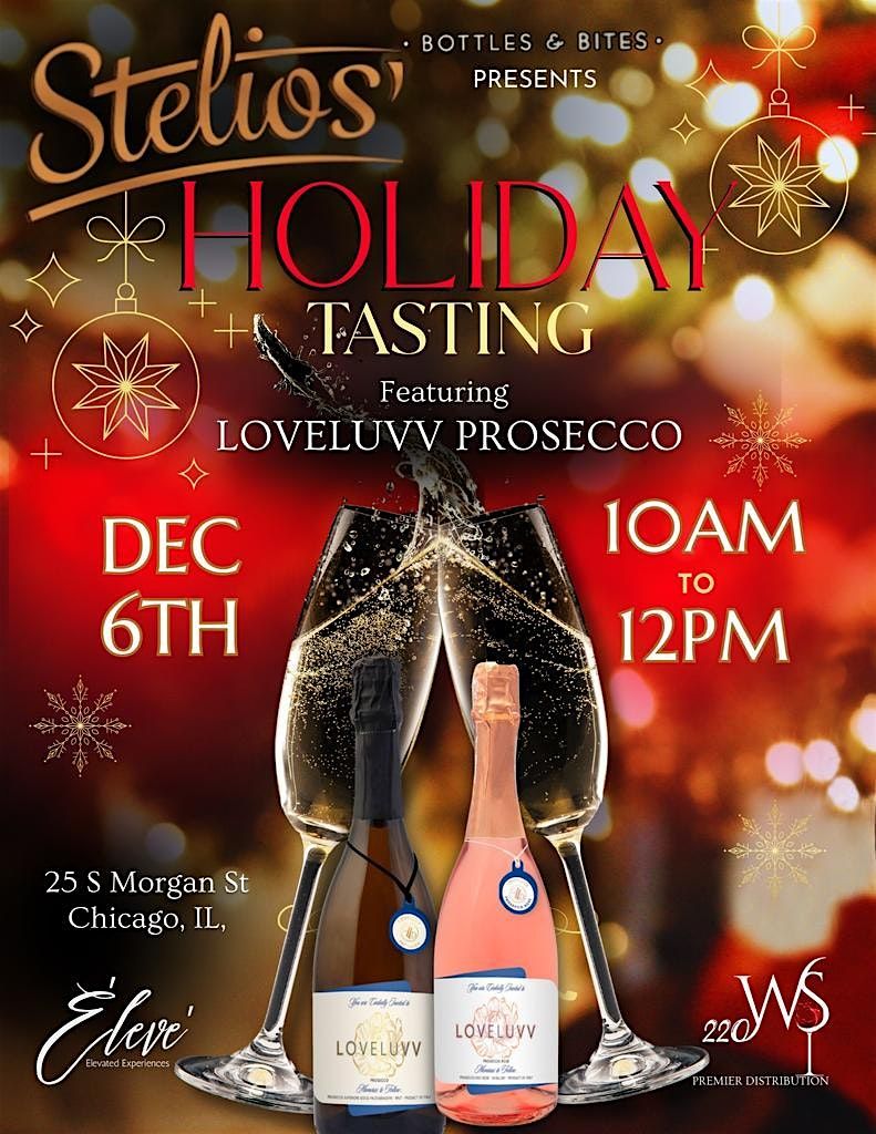 Loveluvv Prosecco Tasting at Stelios in the West Loop, 6 December | Event in Chicago | AllEvents