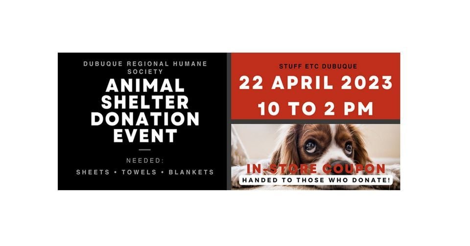 Furry Friends Donation Event, Stuff Etc Dubuque, April 22 2023 AllEvents.in