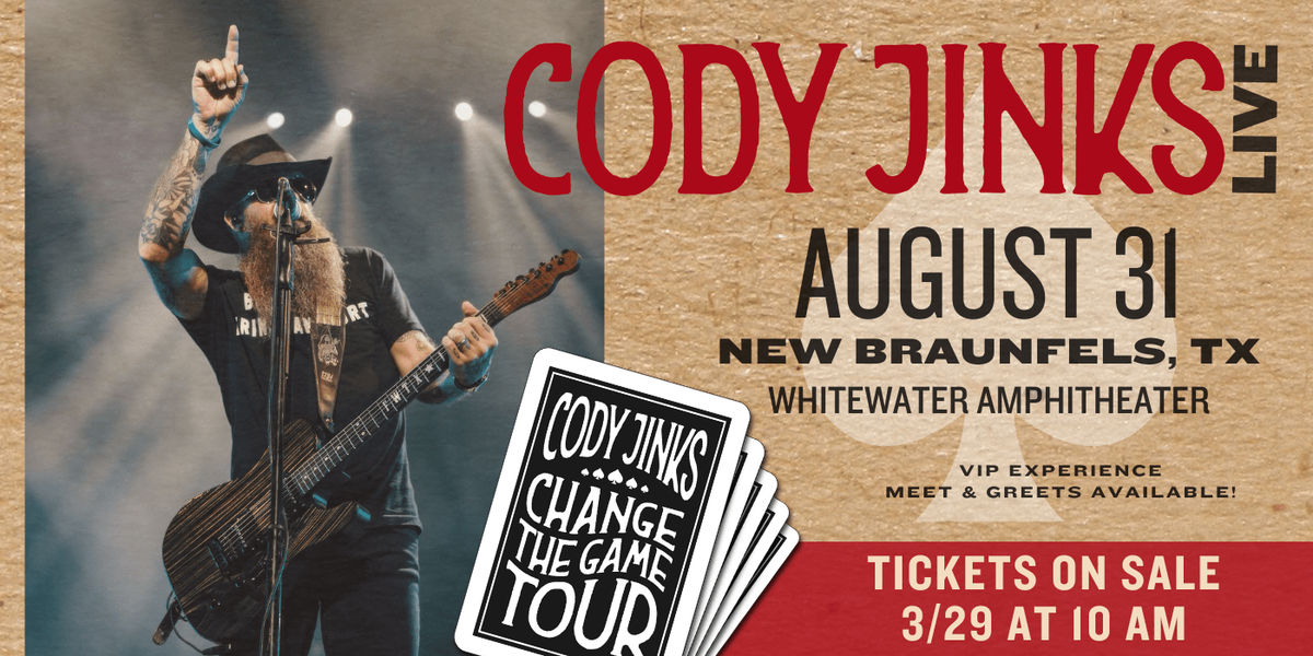 Parking Cody Jinks with Tanner Usrey, 15 August | Event in Bridgeport | AllEvents