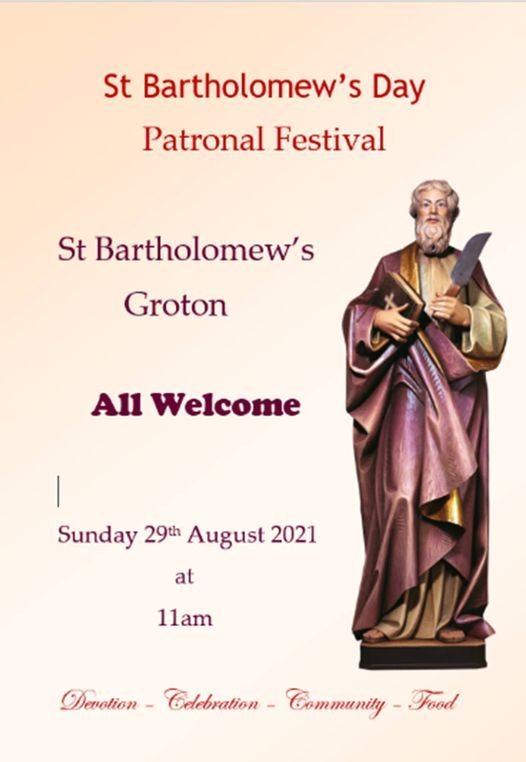 St Bartholomews Patronal Festival, St Bartolomew's Church Groton, Earls