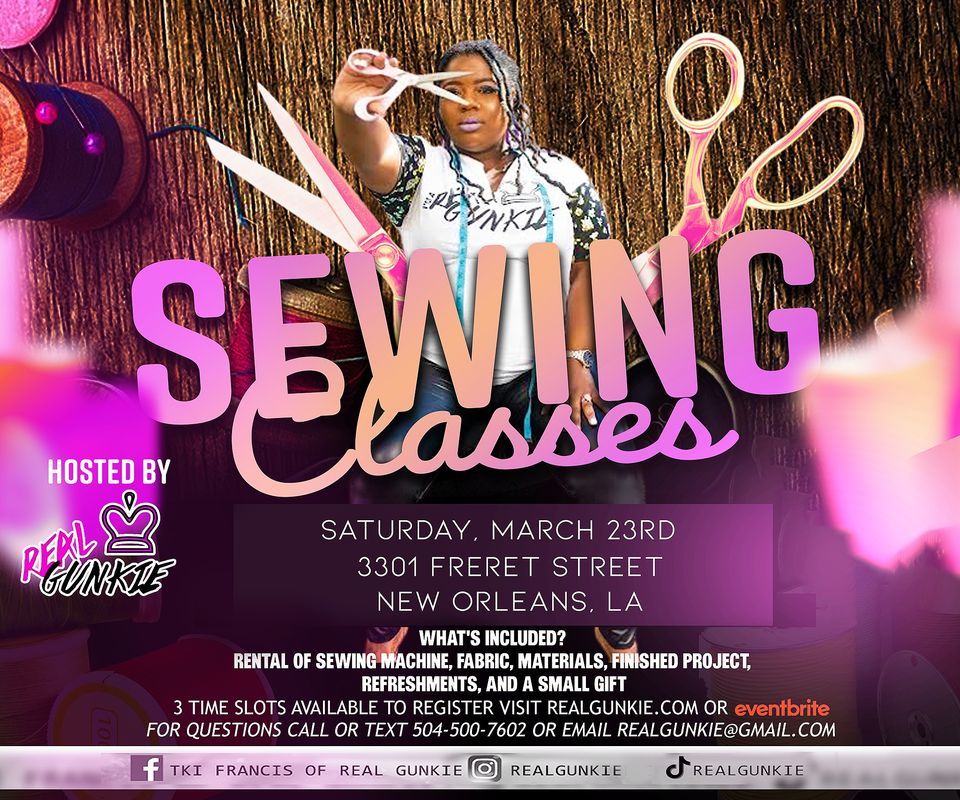 Real Gunkie Sewing Classes New Orleans, 3301 Freret St, New Orleans, LA 701156028, United
