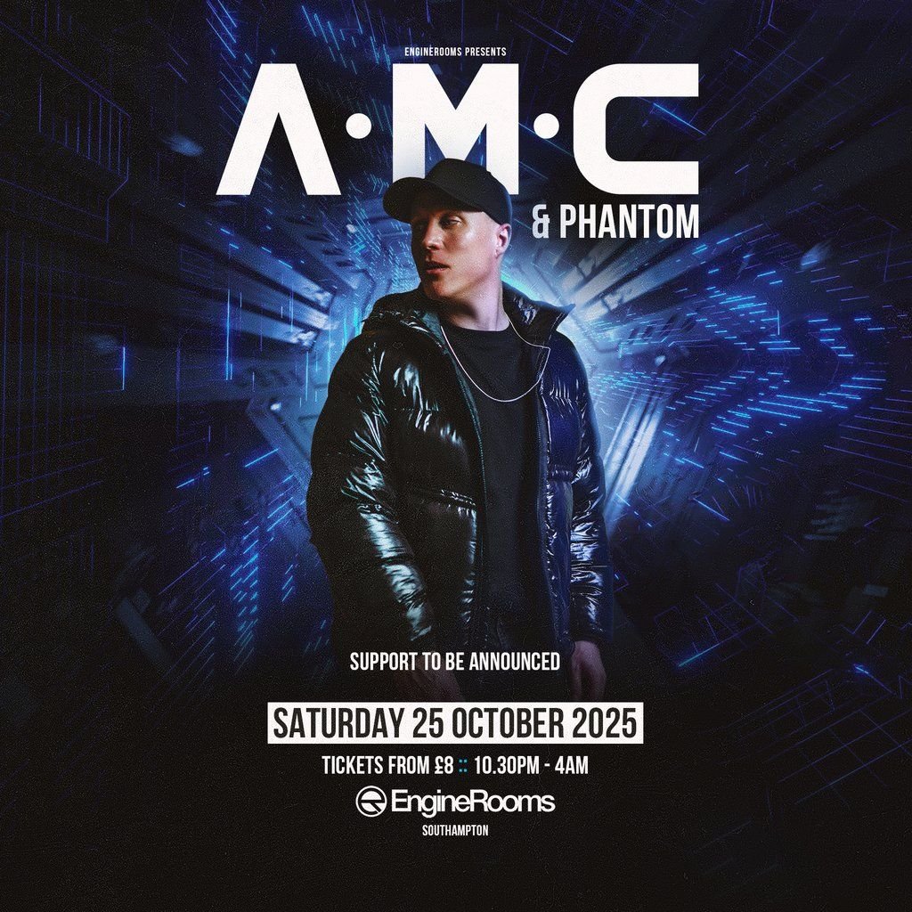 EngineRooms Presents: A.M.C + Support, 25 October | Event in Southampton | AllEvents