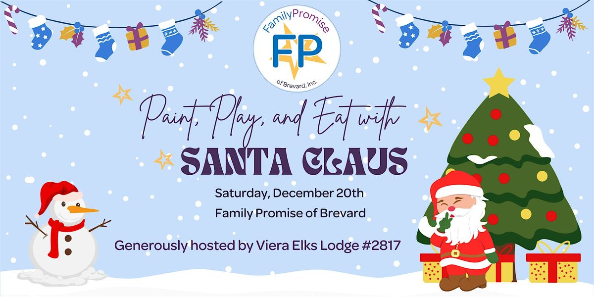 Paint, Play & Eat with Santa, 20 December | Event in Cocoa | AllEvents