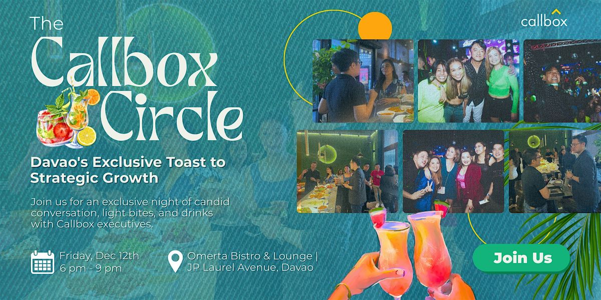 The Callbox Circle: Davao's Exclusive Toast to Strategic Growth, 12 December | Event in Davao City | AllEvents