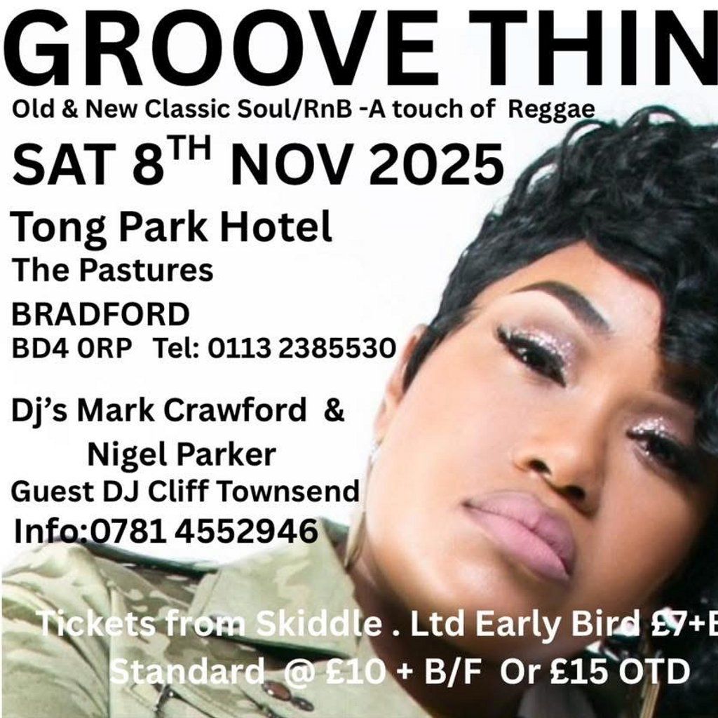 Groove Thing, 8 November | Event in Bradford | AllEvents