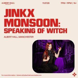 Jinkx Monsoon - Speaking of Witch at O2 Academy Glasgow