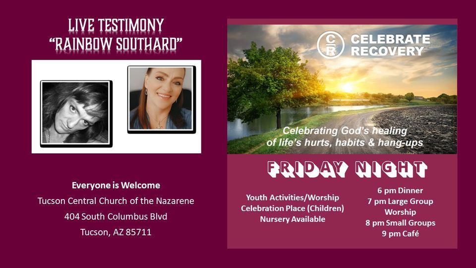 Celebrate Recovery / Friday Night / Live Testimony / Join Us / Invite