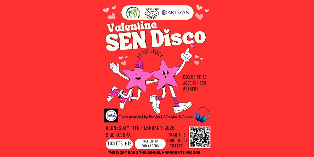 SEN Disco Night, 11 February | Event in Harrogate | AllEvents