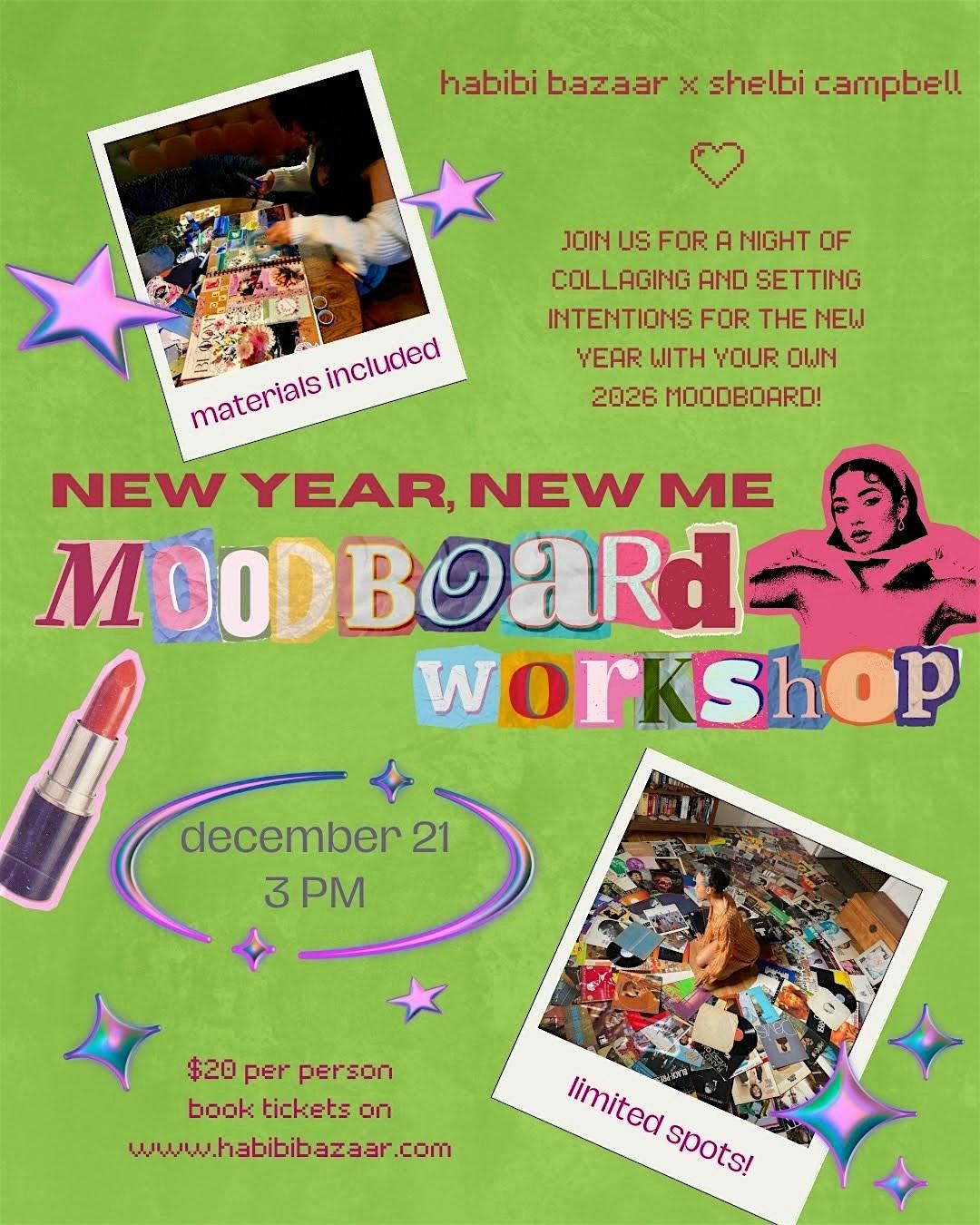 New Year New Me: Moodboard-Making Workshop, 21 December | Event in Houston | AllEvents