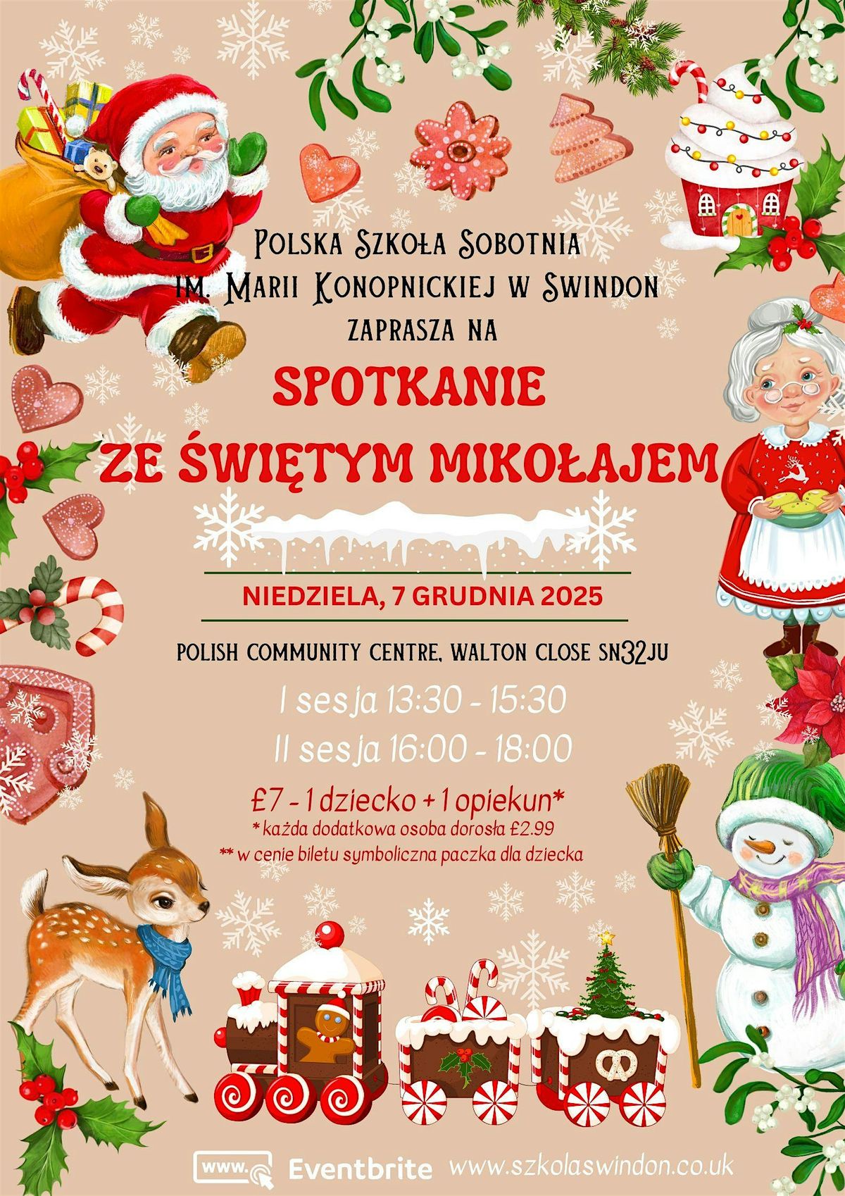 Spotkanie ze Świętym Mikołajem, 7 December | Event in Swindon | AllEvents