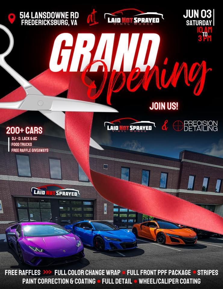 Laid Not Sprayed Vinyl Workz GRAND OPENING!, 514 Lansdowne Rd