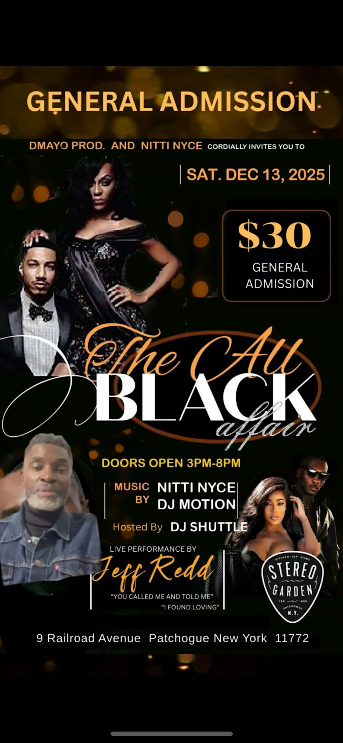 The All Black Affair, 13 December | Event in Patchogue | AllEvents