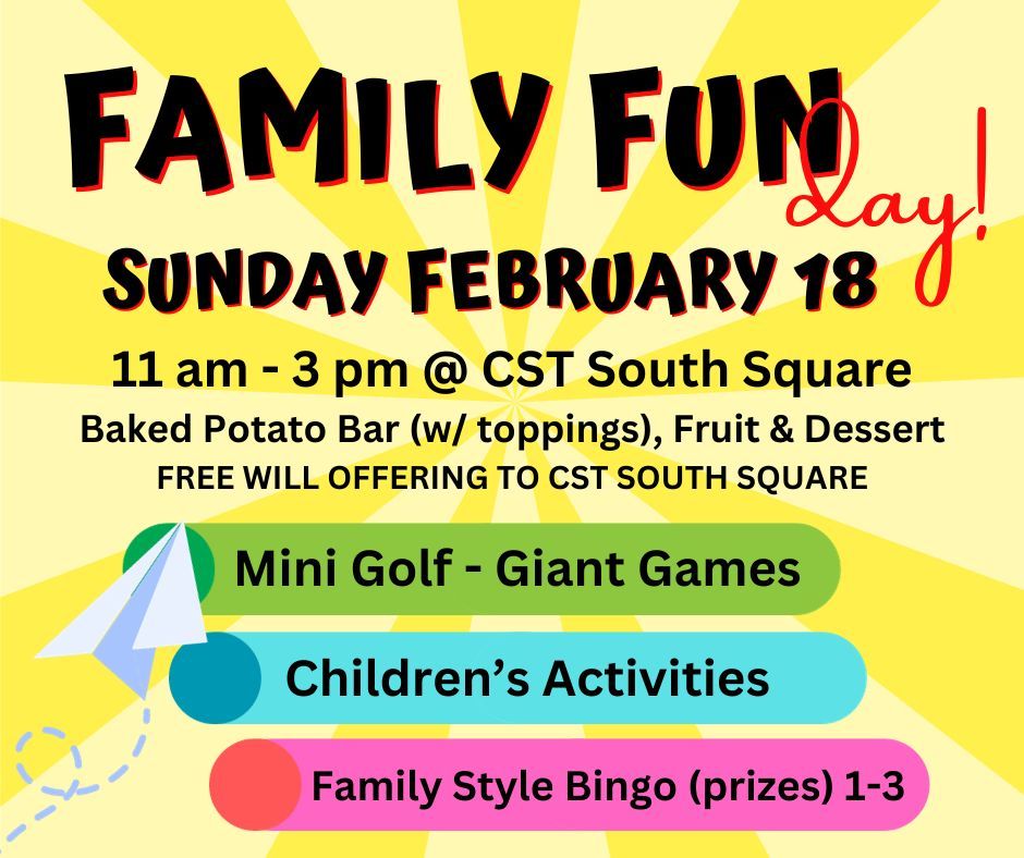 FAMILY FUN DAY!, South Square, St. Ansgar IA, Saint Ansgar, February 18