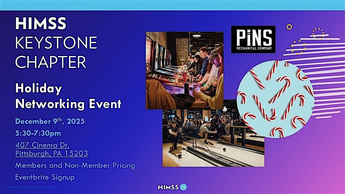 HIMSS Keystone Chapter Holiday Networking Event, 9 December | Event in Pittsburgh | AllEvents