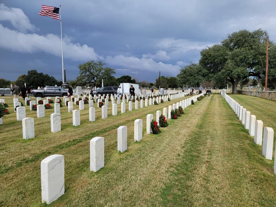 Wreaths Across America , San Antonio National Cemetery, December 16