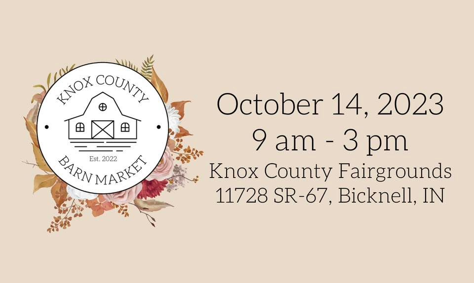 Knox County Barn Market Fall 2023, Knox County Fairgrounds, Bicknell